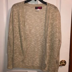 Small Beige and White Cardigan